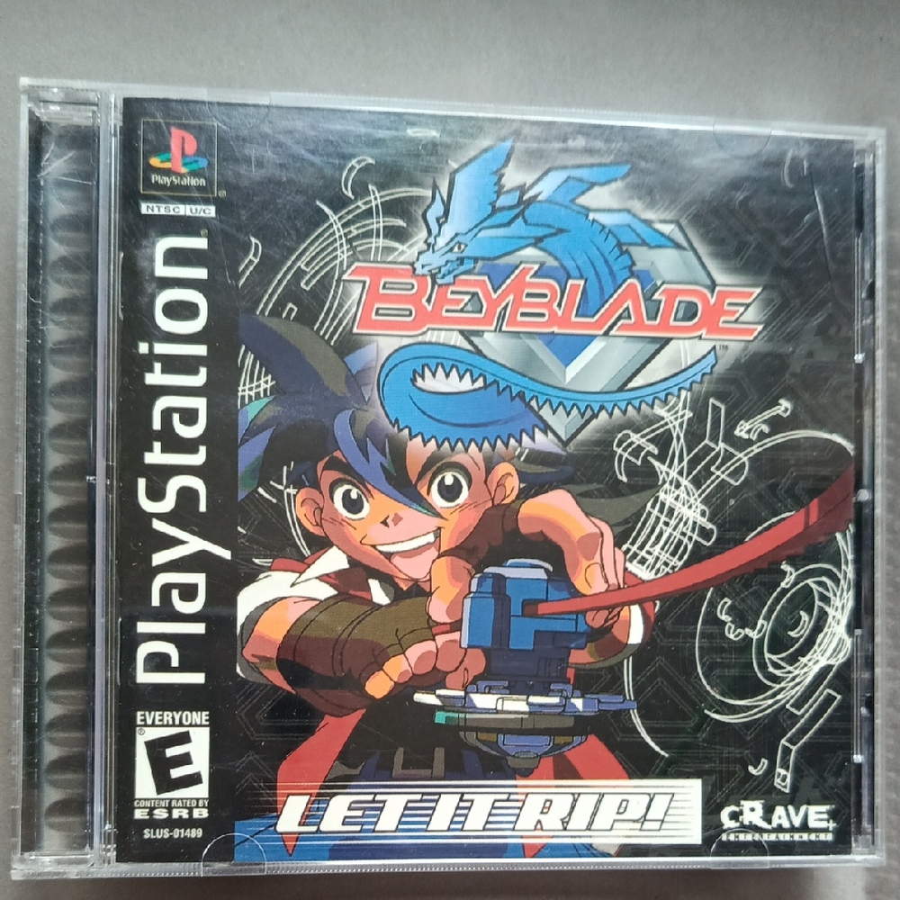 Beyblade Let It Rip PlayStation Game - Black Cover